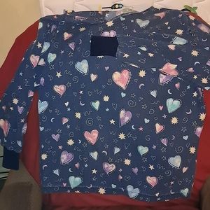 Long sleeves scrub jacket